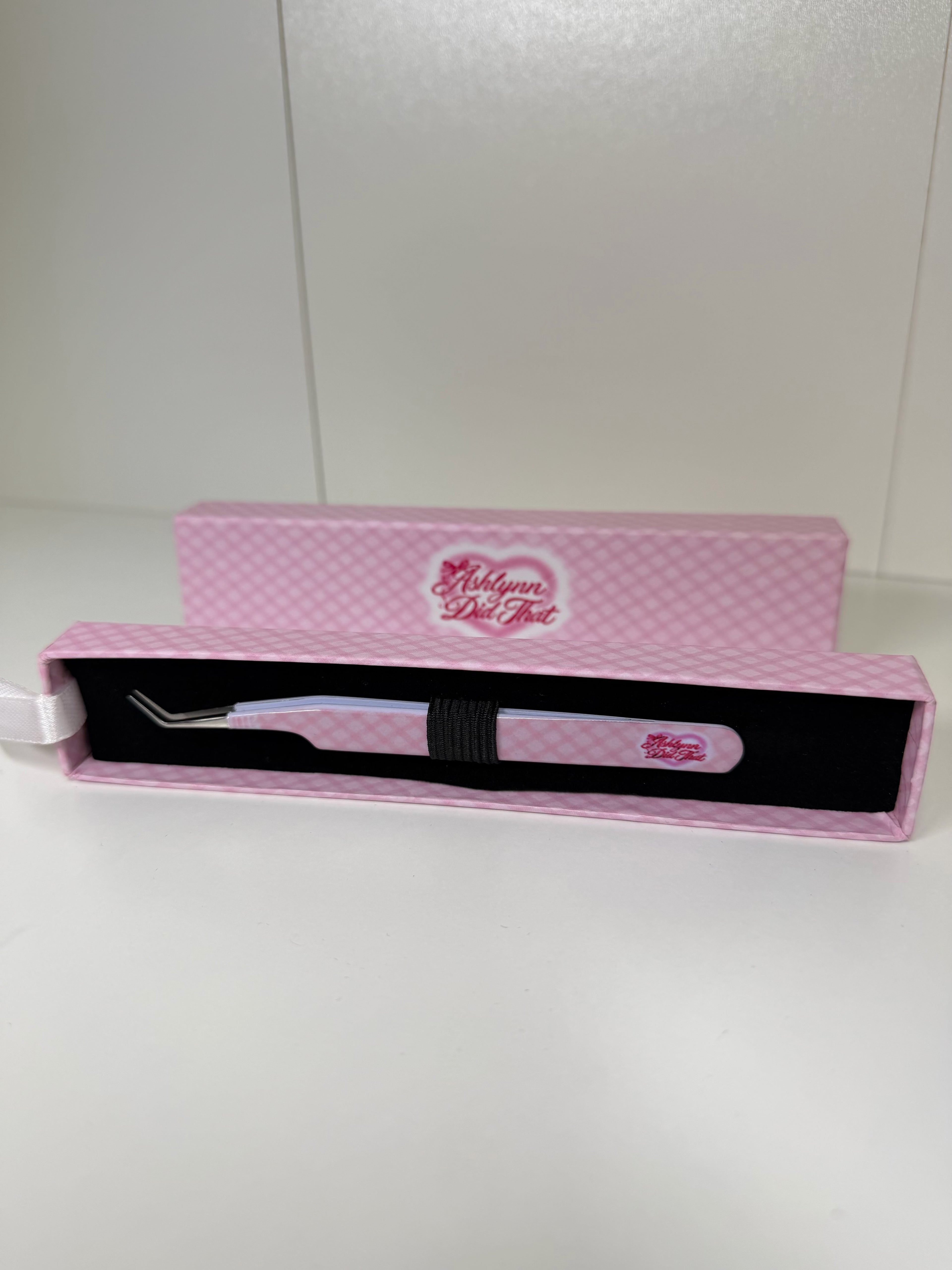 45 degree fiber tip isolation tweezers