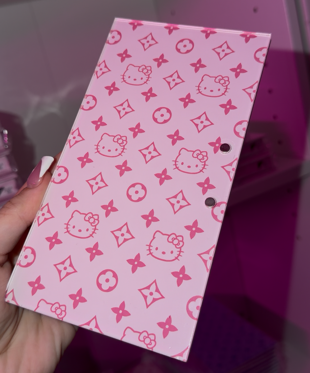 Pink HK tile