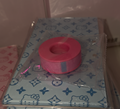 Pink sensitive lash tape