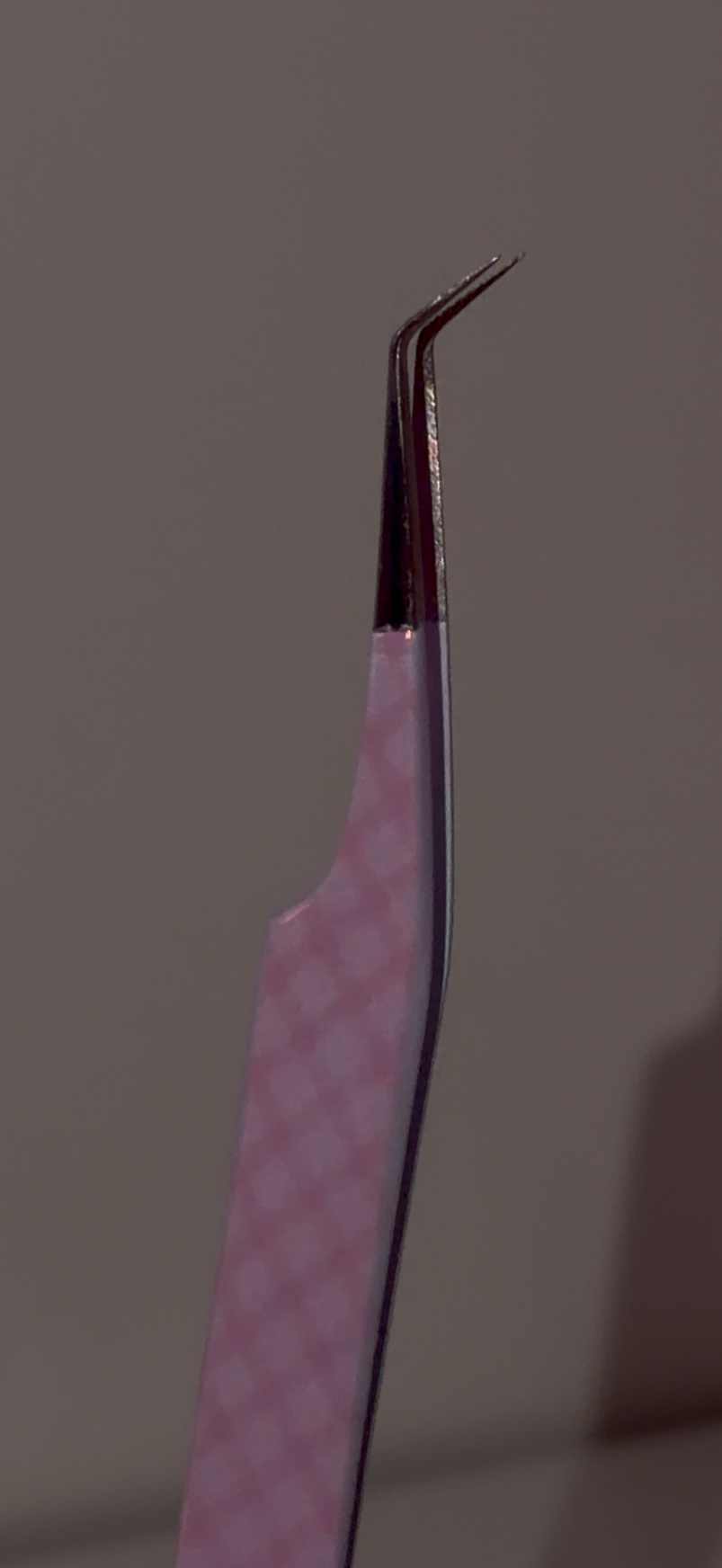 45 degree fiber tip isolation tweezers
